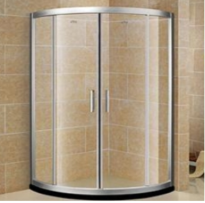 Automatic Curved interior Home frosted glass frameless shower doors