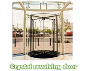 Çin Shopping center mansion Automatic crane Revolving Door Unit with 3 or 4 wings şirket