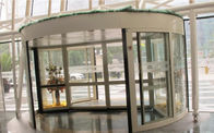 Çin 2 Wing Stainless steel  frame Automatic Revolving Door for Hotel / Bank / Airport şirket