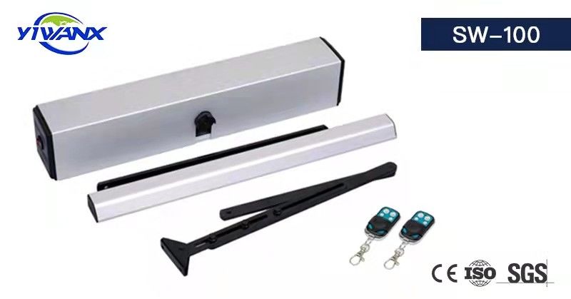 Çift Otomatik Salıncak Kapı Açıcı Otomatik Doğrusal Çift Kollu Kapı Açıcı Katlanılabilir Kapı Açıcı