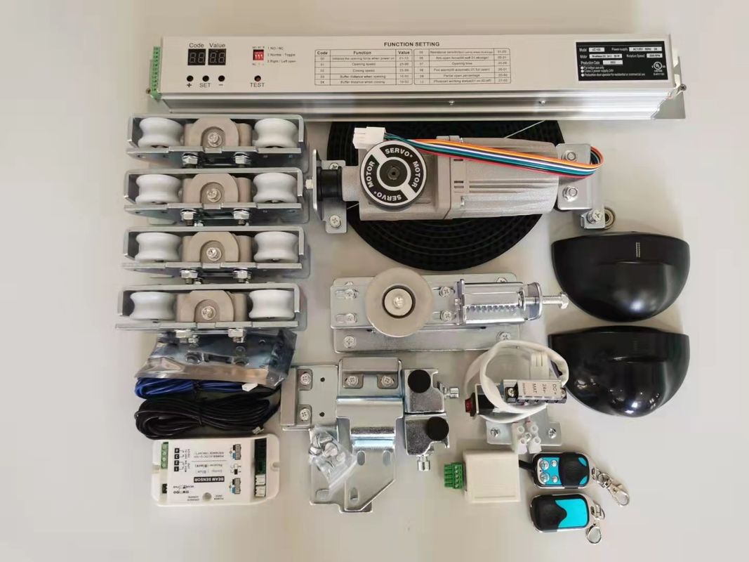 Ağır Görevli Kaydırıcı Kapı İzleme Sistemi, Alüminyum Otomatik Kaydırıcı Cam Kapı Operatör Sistemi (YW-195)
