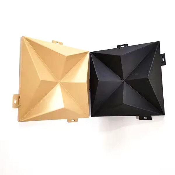 Alüminyum Finer Panel 1.5mm Kalınlığı Yumuşak Desen Yüksek Korozyon Direnci