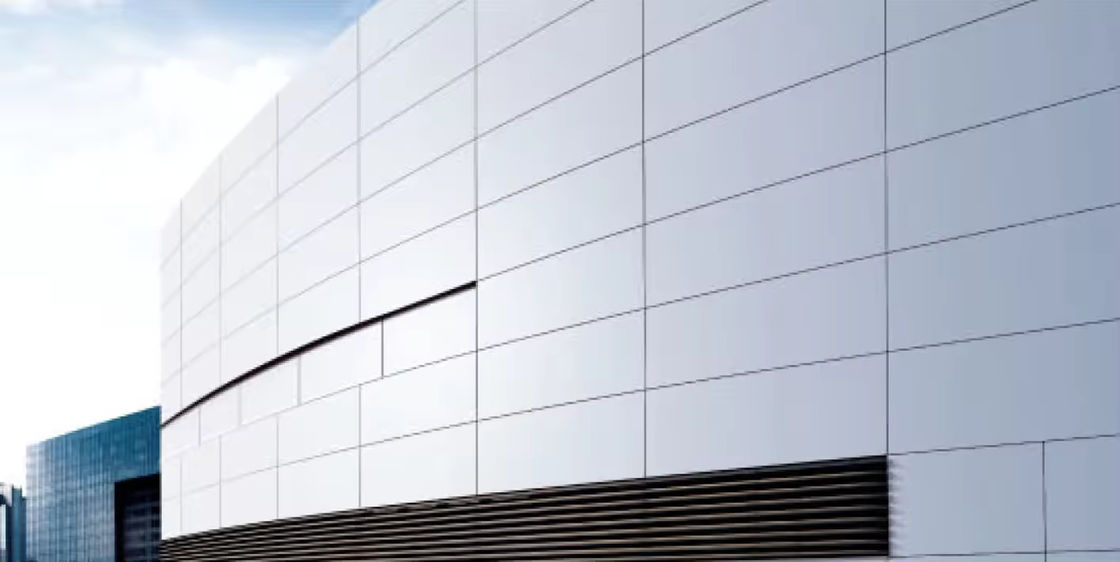 Sıcaklık İzole Alüminyum Finer Perde Duvarı Max 2400*6000mm K=2.0-3.0W/ ((m2·K)