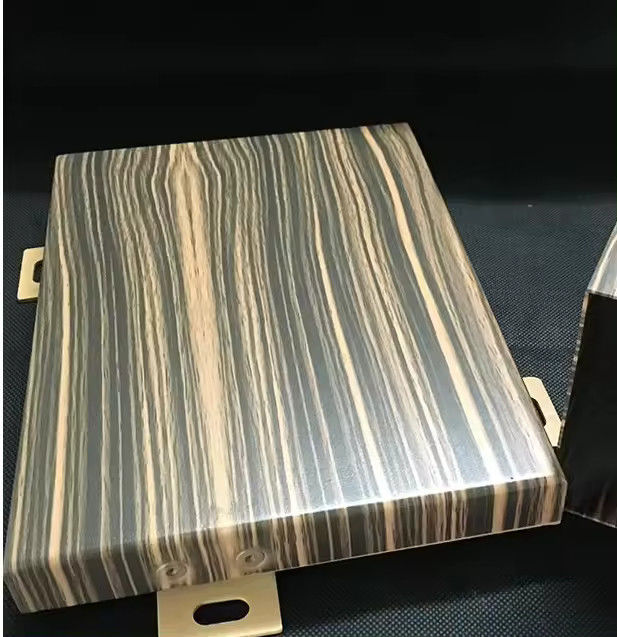 2mm Kalın Gümüş Korozyona Karşı Alüminyum Finer Panel İç Duvar Dekorasyonu