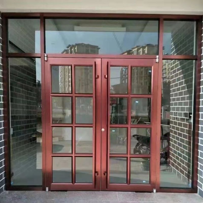Uzaktan Kumanda Kapıları Beyaz UPVC 24 inç otomatik salıncak kapı KFC kapısı